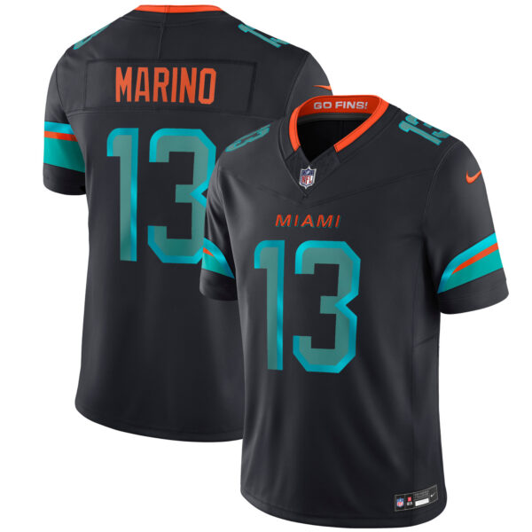 Dan Marino Miami Dolphins 2025 Rivalries Collection Game Jersey - Pitch Blue