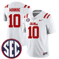 Eli Manning Ole Miss Rebels Jersey - White