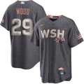 James Wood Washington Nationals City Connect Jersey - Gray