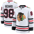 Connor Bedard Chicago Blackhawks Away Premium Jersey - White