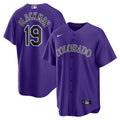 Charlie Blackmon Colorado Rockies Alternate Jersey - Purple
