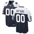 Custom Dallas Cowboys Alternate Jersey - Navy